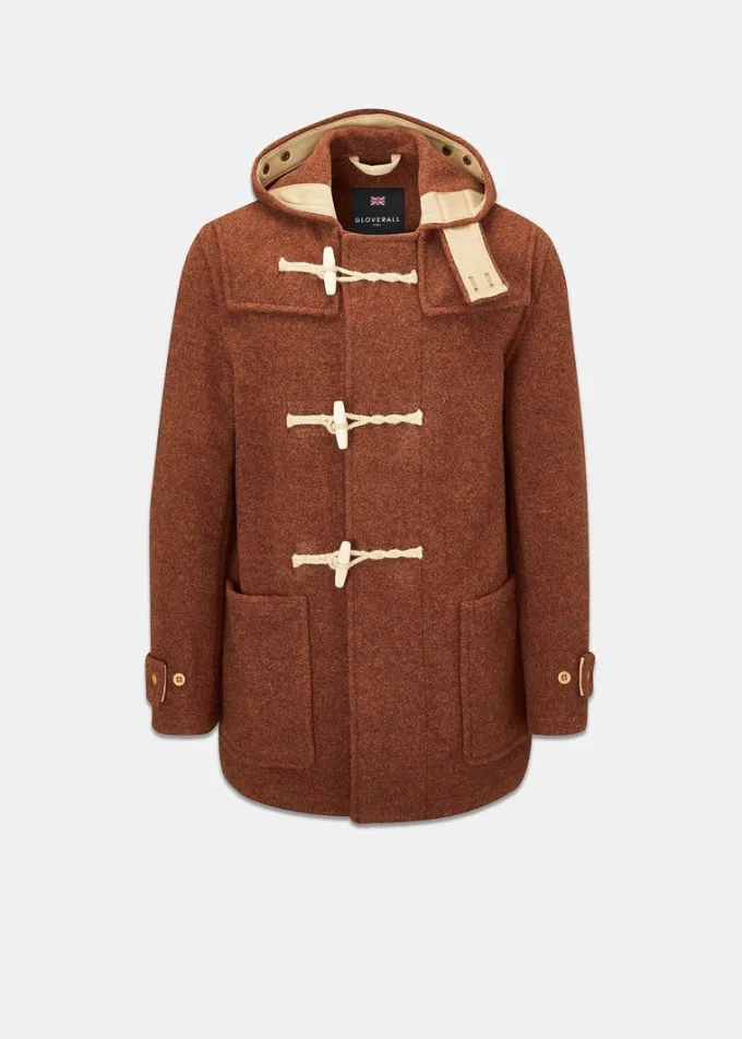 Duffle Coats*Gloverall Mid Monty Duffle Coat Rust