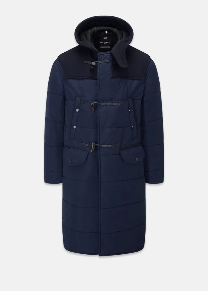 Duffle Coats*Gloverall Thomas Puffa Duffle Coat Navy