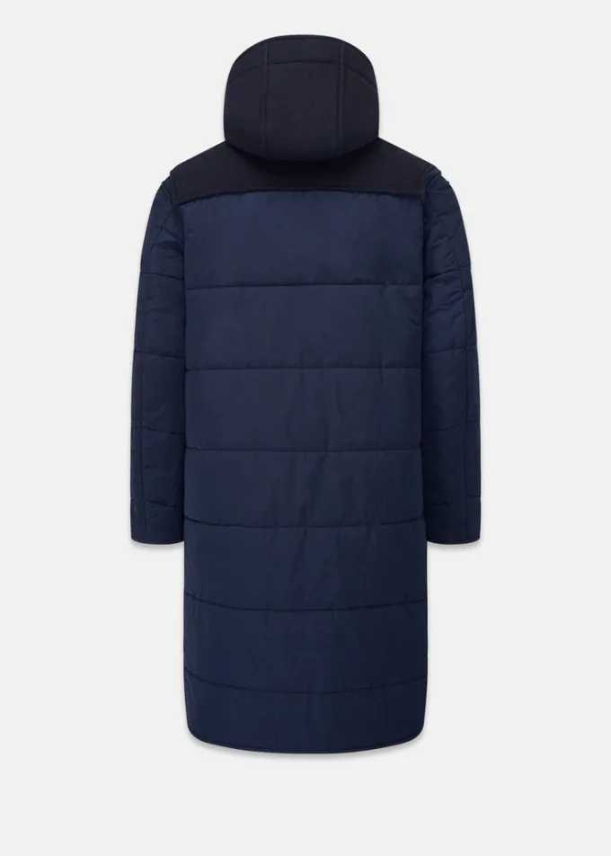 Duffle Coats*Gloverall Thomas Puffa Duffle Coat Navy