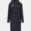 Duffle Coats*Gloverall Women's Original Duffle Coat Navy Black Watch