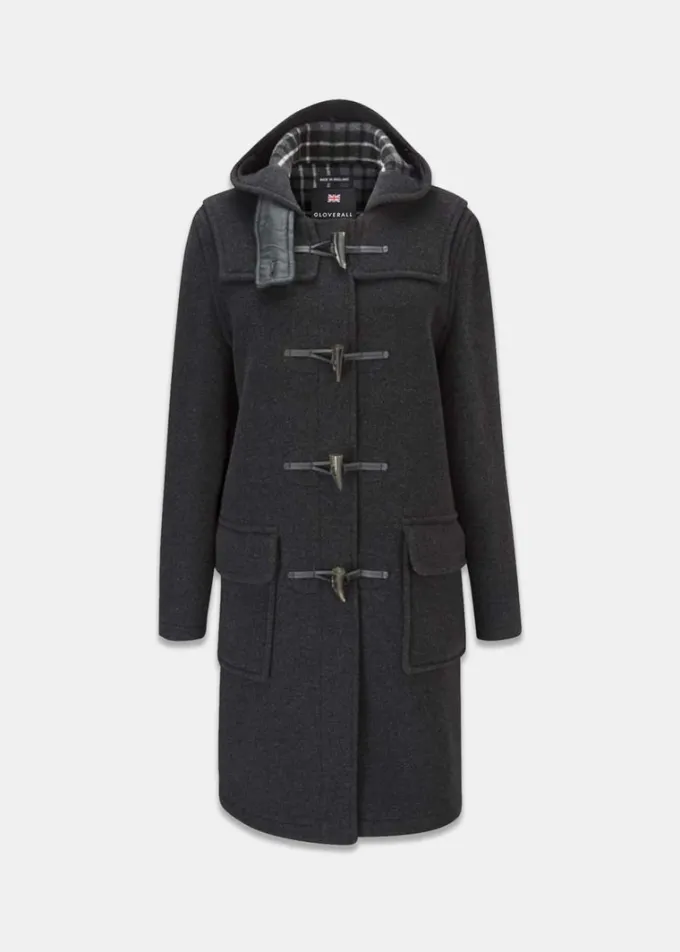 Duffle Coats*Gloverall Women's Original Duffle Coat Charcoal