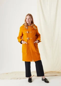 Duffle Coats*Gloverall Women's Original Monty Duffle Coat Yellow
