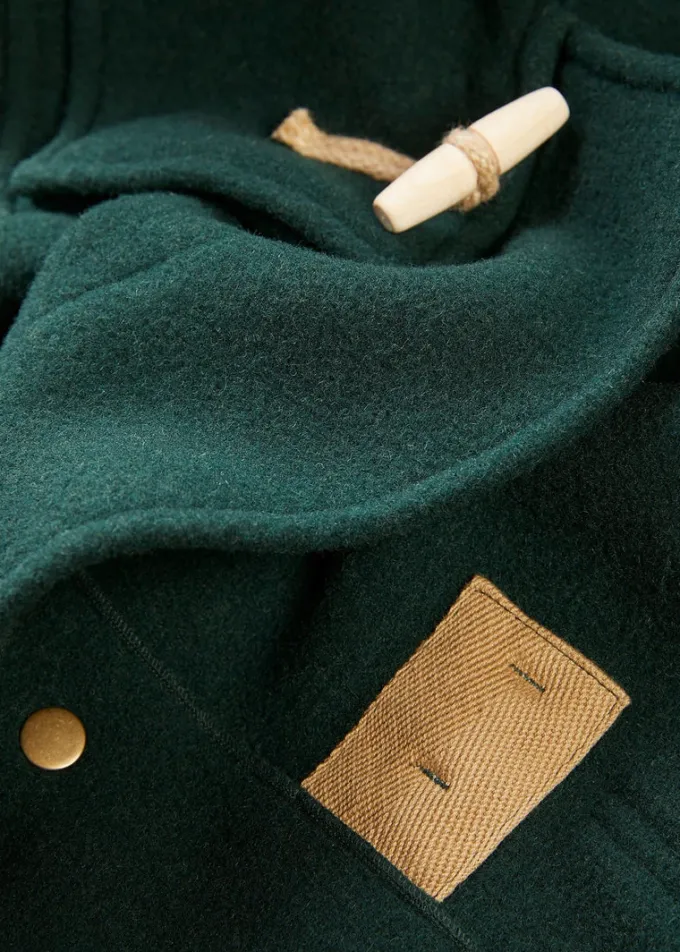 Duffle Coats*Gloverall Women's Original Monty Duffle Coat Pine Green